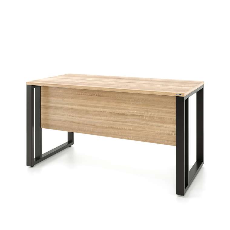 Письменный стол Статус бежево-черного цвета