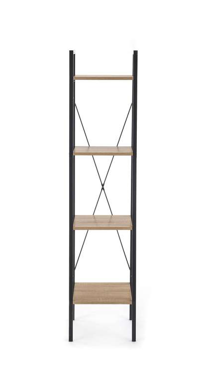 Стеллаж Narvik REG-1 бежево-черного цвета