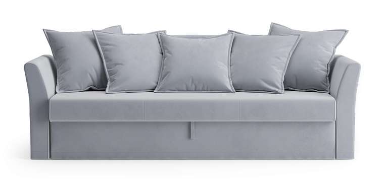 Диван-кровать Фьюжн серого цвета