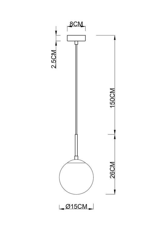 Подвесной светильник Arte Lamp VOLARE A1565SP-1BK