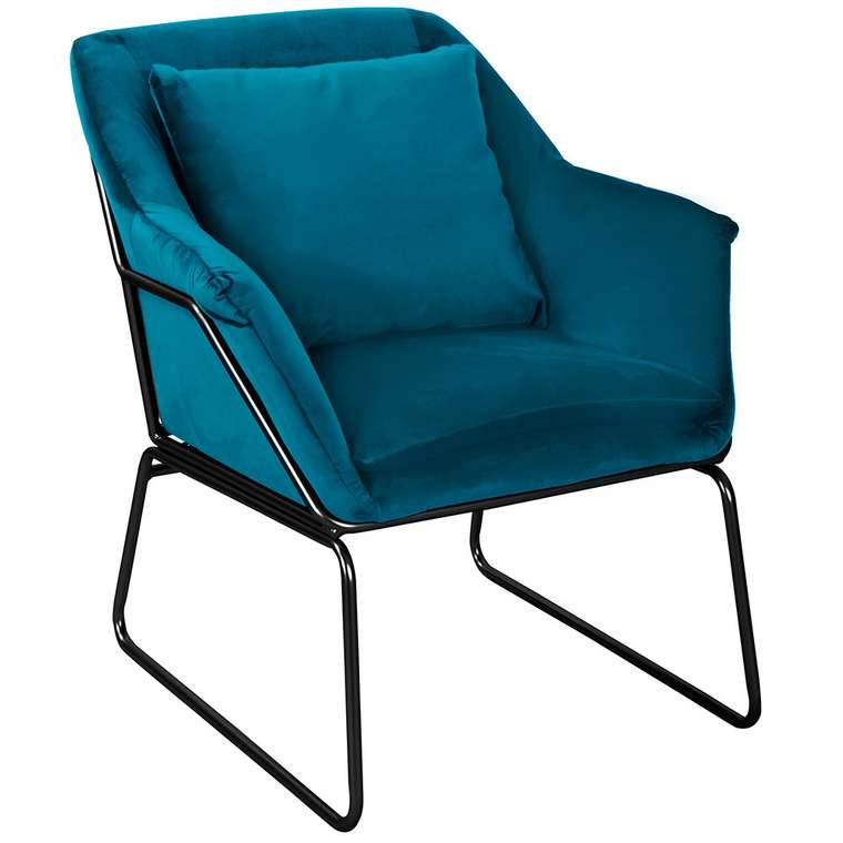 Кресло Alex синего цвета