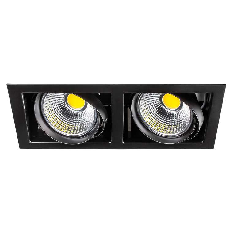 Встраиваемый светильник Cardano M черного цвета