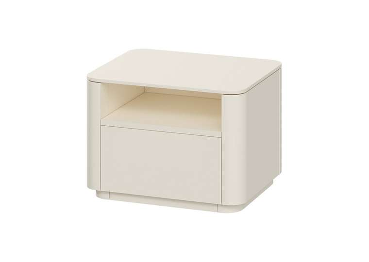 Тумба прикроватная Tammi 1 молочного цвета