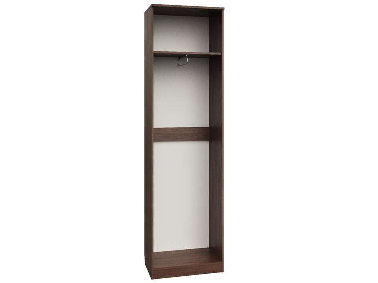 Шкаф для одежды широкий Далия коричнево-белого цвета