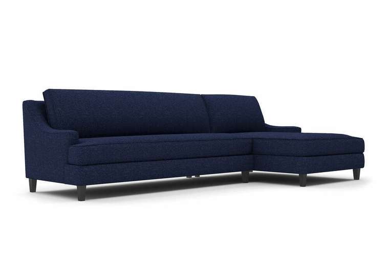Угловой диван Encel темно-синего цвета