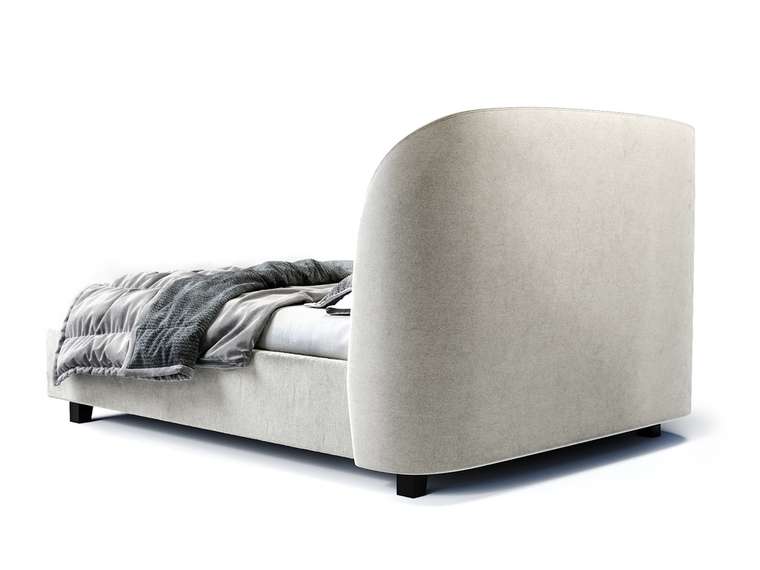 Кровать Tulip серого цвета 160х200
