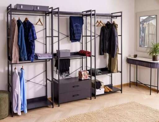 Стеллаж Rin С черного цвета