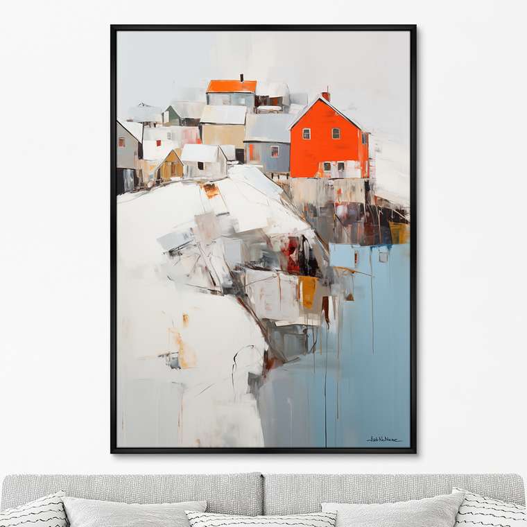 Репродукция картины At the very edge, No 2, 2024г.