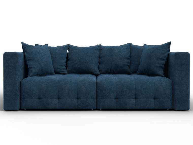 Диван-кровать Лига-052 синего цвета