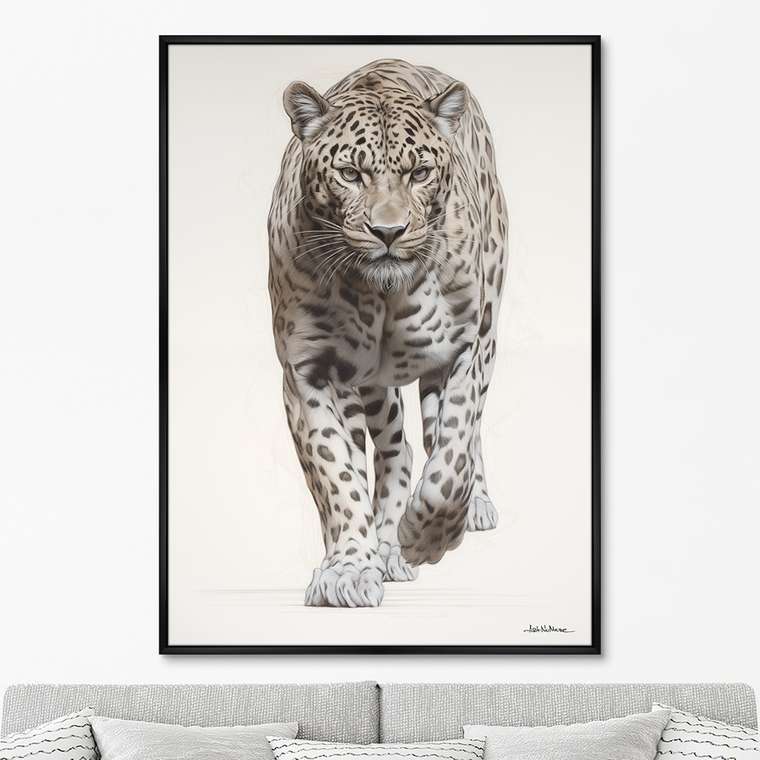 Репродукция картины Leopards, No 2, 2024г.