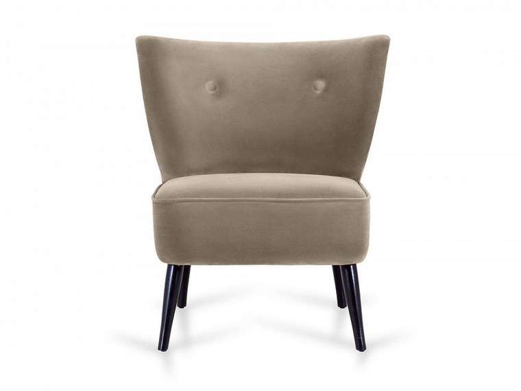 Кресло Modica серо-коричневого цвета 
