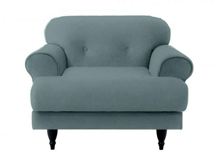 Кресло Italia серо-синего цвета 