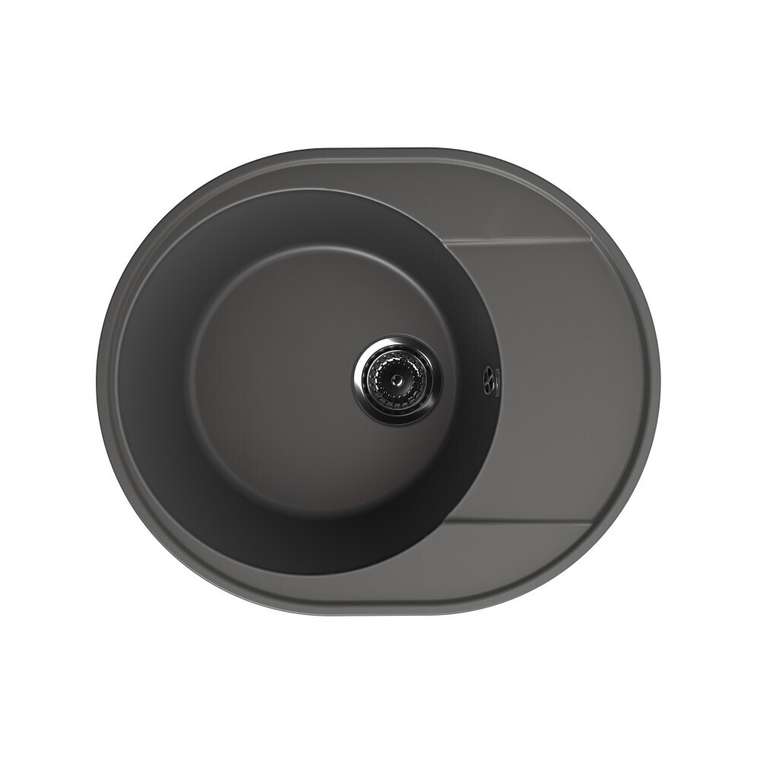 Кухонная мойка Ulgran Quartz Nora 585-09, мокрый асфальт