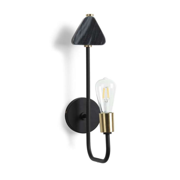  Настенный светильник Bransc черного цвета