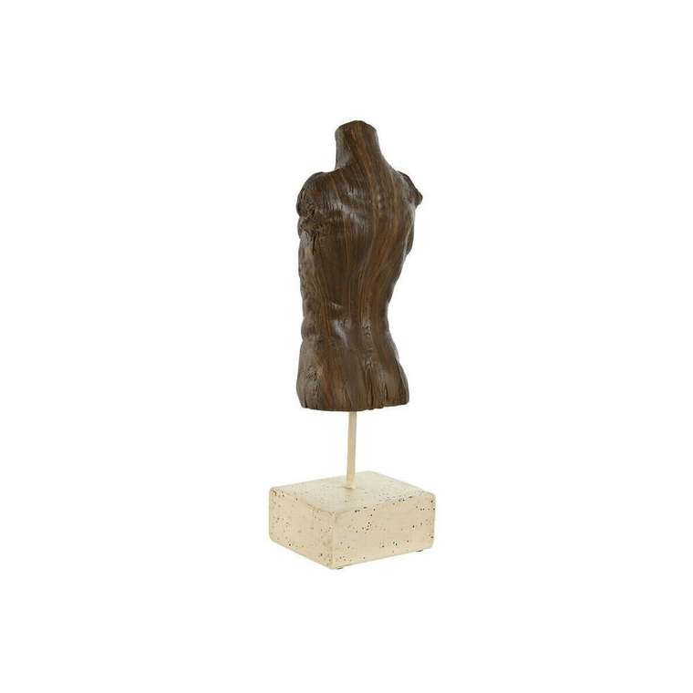 Декоративная фигура Белый Светло-коричневый бюст 9,5 x 8 x 31 cm (2 штук)
