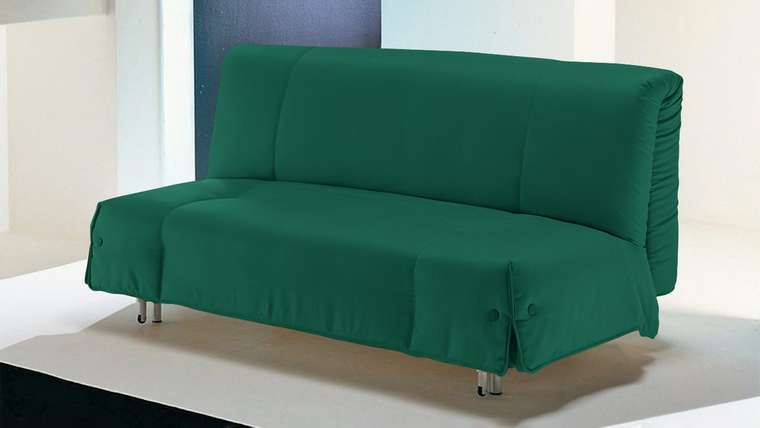 Диван-кровать Генуя L зеленого цвета