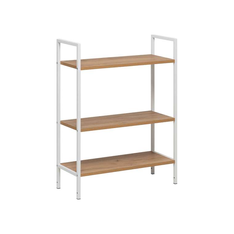 Стеллаж Стилвуд 23 бело-бежевого цвета