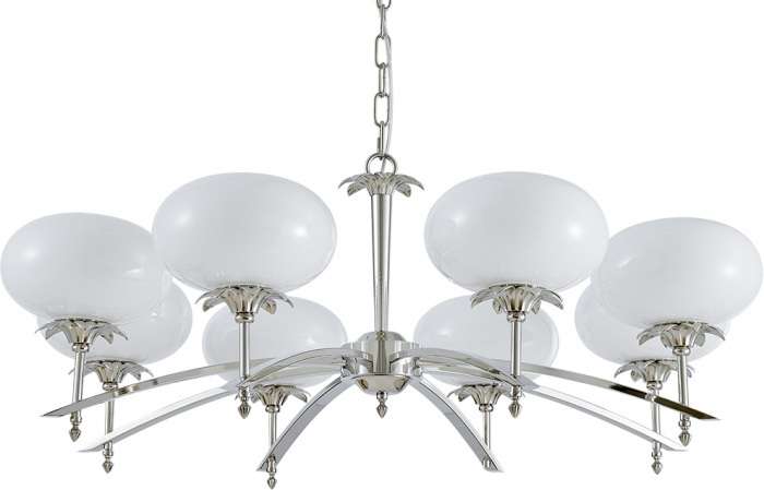 Подвесная люстра Newport 4650 4658/C nickel