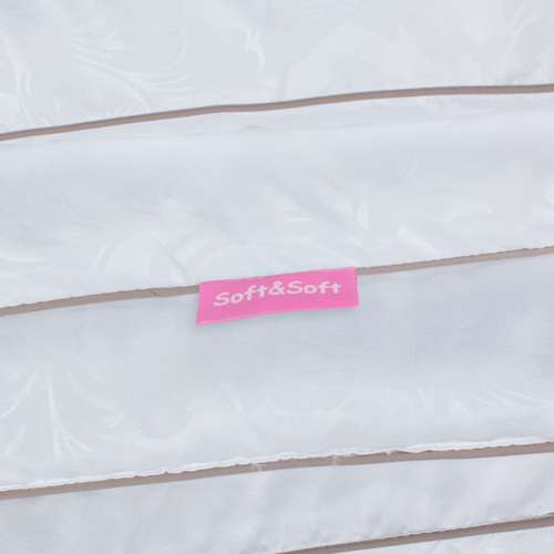 Одеяло БАМБУК 300 гр. 'Soft&Soft' евро, в микрофибре с тиснением, 100% полиэстер