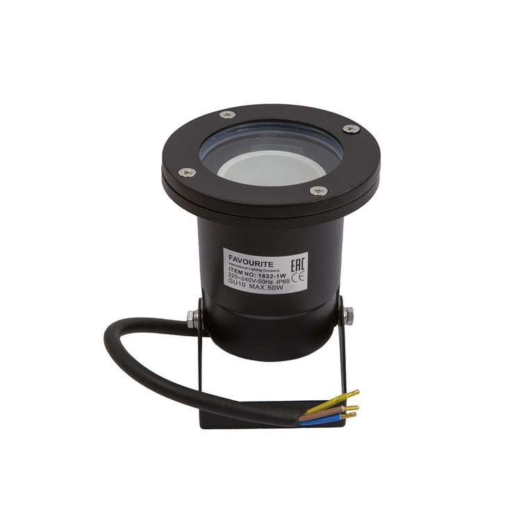 уличный ландшафтный светильник Relief  металл, стекло 1*GU10*50W, IP65, excluded