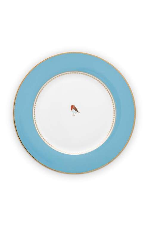 Набор из двух тарелок Love birds голубого цвета