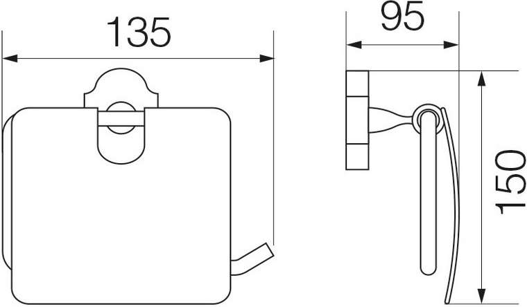 Держатель туалетной бумаги Stanford