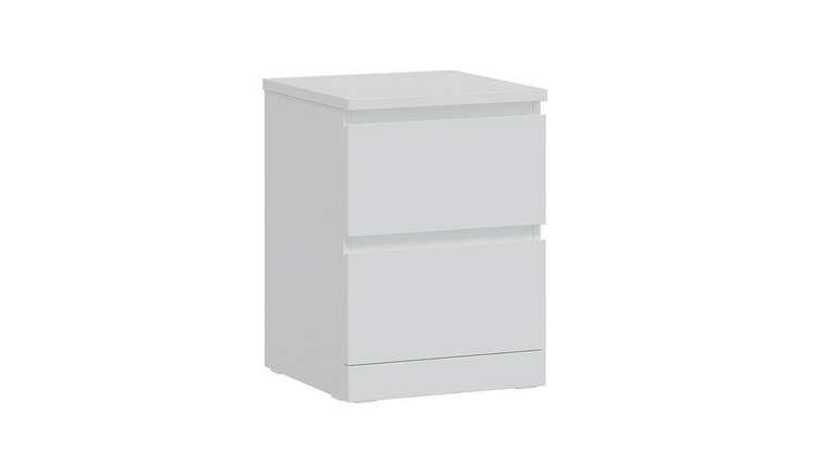 Комод Варма с двумя выдвижными ящиками белого цвета