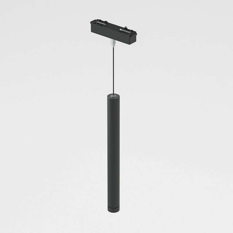Трековый светильник Alliet Flat Magnetic черного цвета