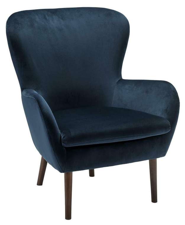 Кресло Дижон синего цвета