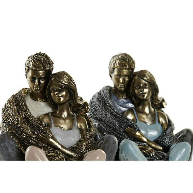 Декоративная фигура DKD Home Decor Медь современный Пара 12 x 10,5 x 12 cm (2 штук)