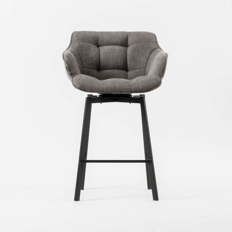 Полубарный стул Авиано темно-серого цвета
