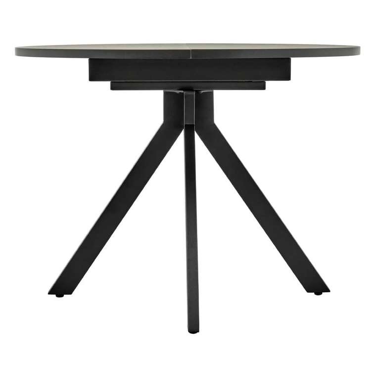 Раздвижной обеденный стол Rudolf серого цвета