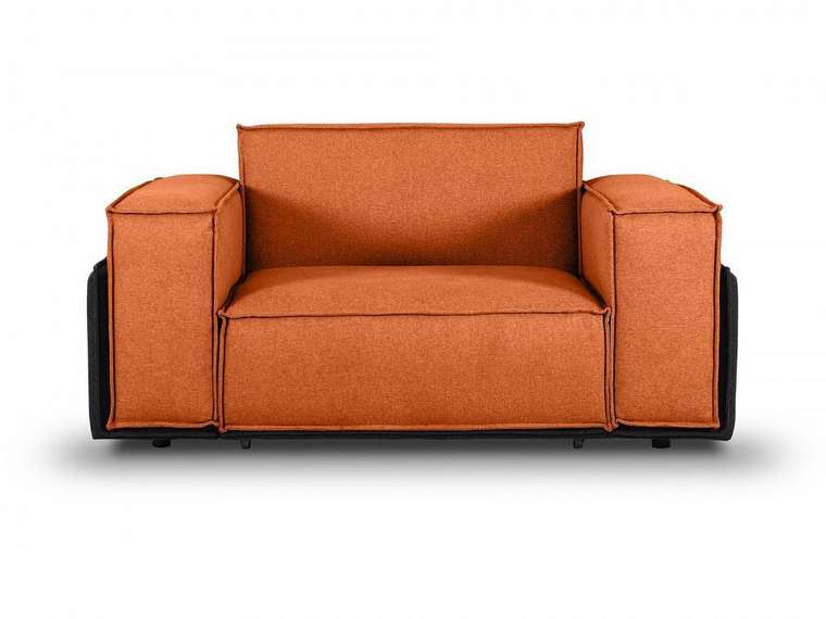 Кресло-кровать Asti черно-оранжевого цвета