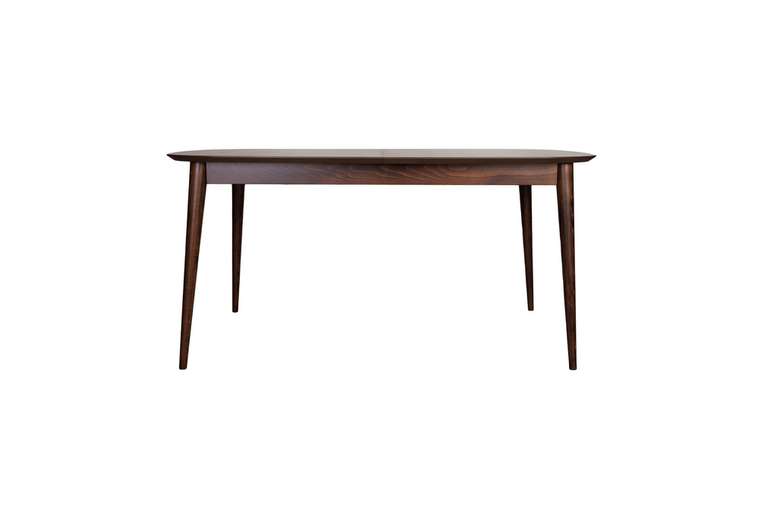 Раздвижной обеденный стол Кадис 160х100 коричневого цвета