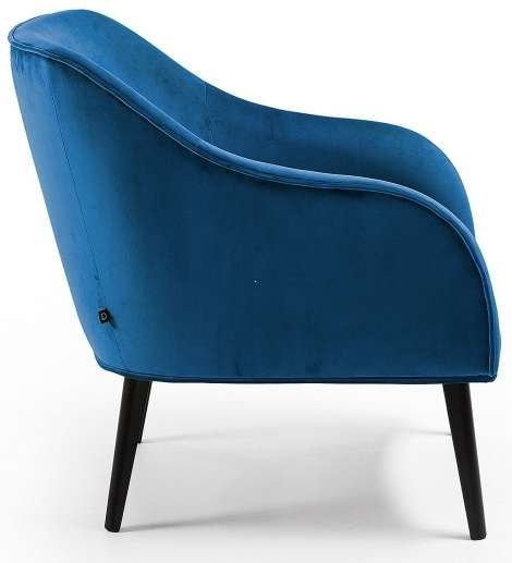 Кресло Lobby темно-синего цвета