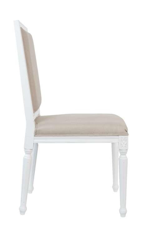 Стул Lotos White с мягкой обивкой