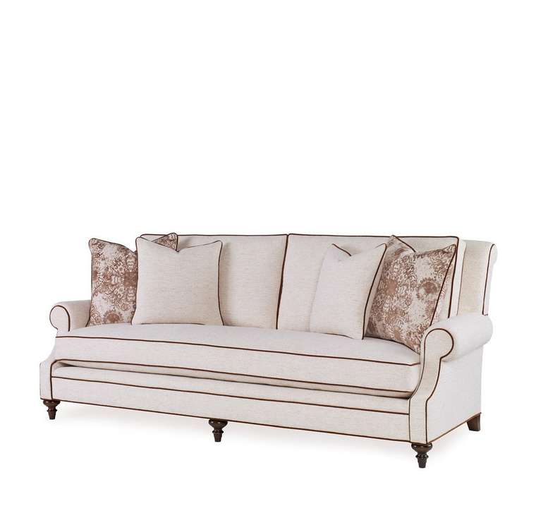 Диван Jason 3 seat sofa с фигурными ножками