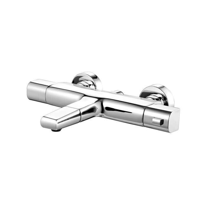 Универсальный смеситель для ванны IDDIS Uniterm с термостатом