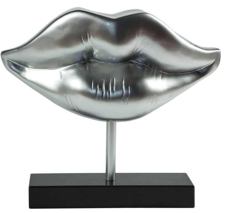 Декор "Salvador’s lips - Silver"  