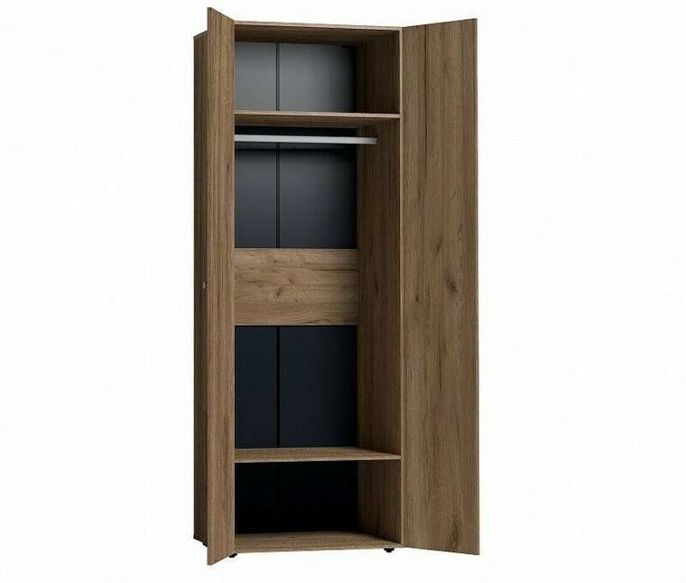 Шкаф для одежды Neo коричневого цвета