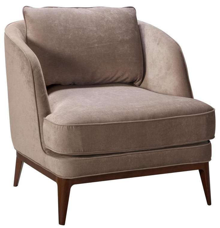 Кресло Окланд светло-коричневого цвета
