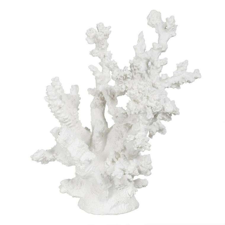Декоративная фигура Белый Смола Коралл 17 x 17 x 20 cm