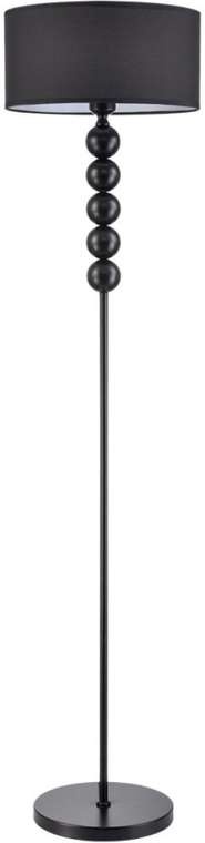 Торшер Lumion Tapia 8078/1F черный, металл/текстиль E27 1*60W 220V
