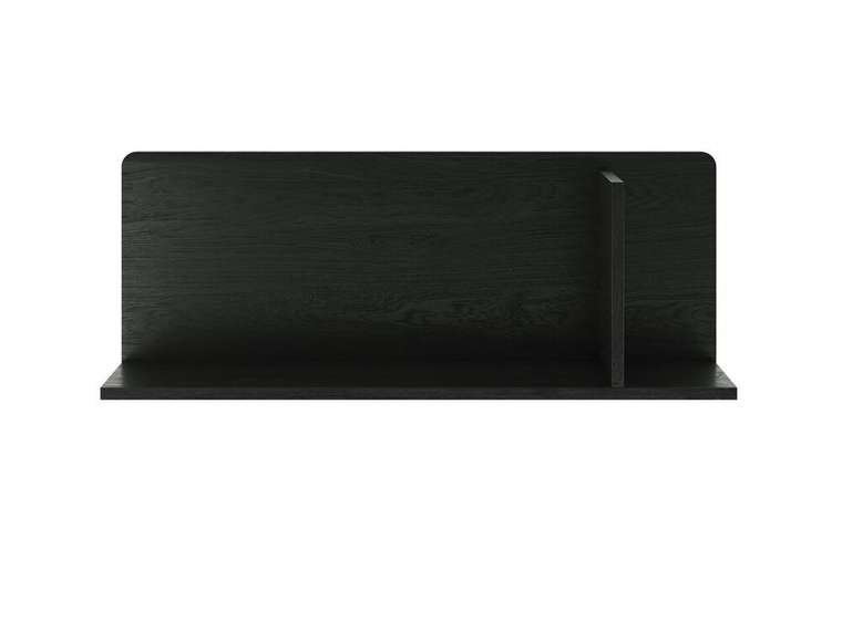 Настенная полка Fargo 90 черного цвета