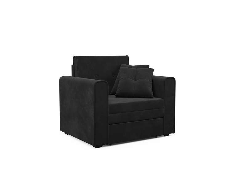 Кресло-кровать Санта черного цвета