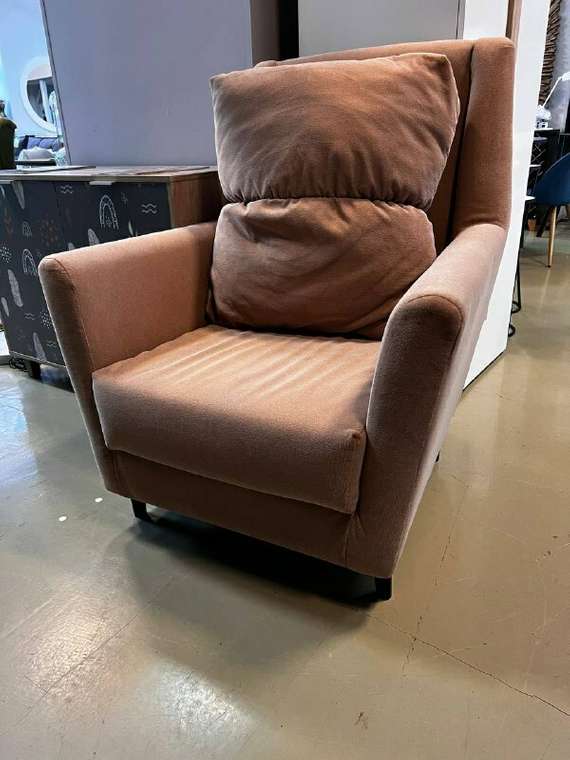 Кресло Йорк светло-коричневого цвета