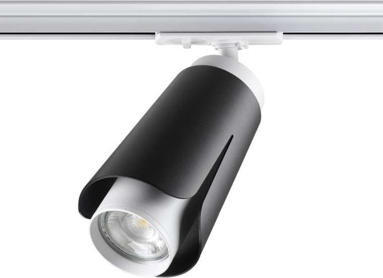 Светильник трековый однофазный трехжильный IP20 9W 220V NT22 083 черный Novotech Tulip 370836
