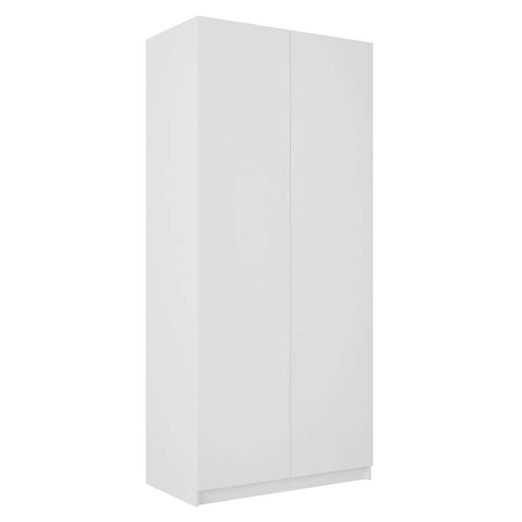 Распашной шкаф Локер 100 белого цвета