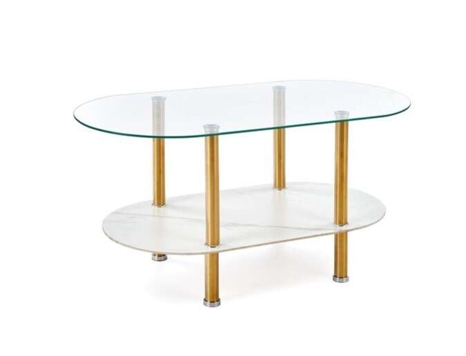 Стол журнальный Ducat со стеклянной столешницей 