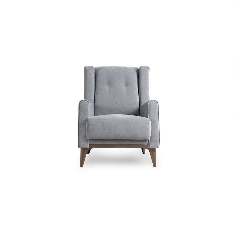 Кресло Плимут серого цвета